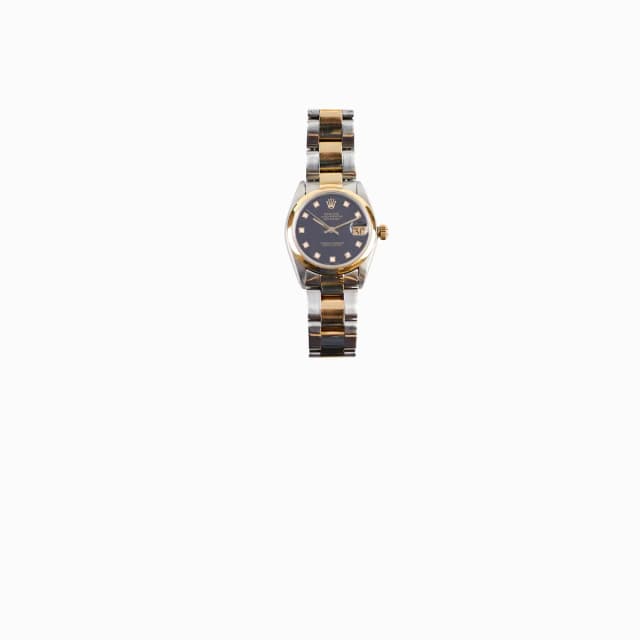 Rolex 31mm 1978 Diamond Black Face Watch Ref 6824 in Black from The Purse Affair, photo 1 of 1