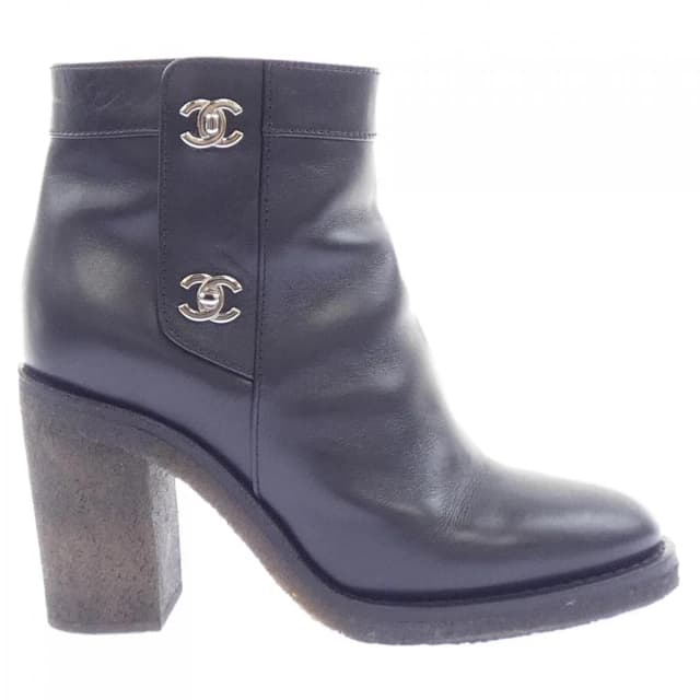 Chanel Turnlock Boots Black in Black Calfskin from The Reluxe, photo 1 of 1