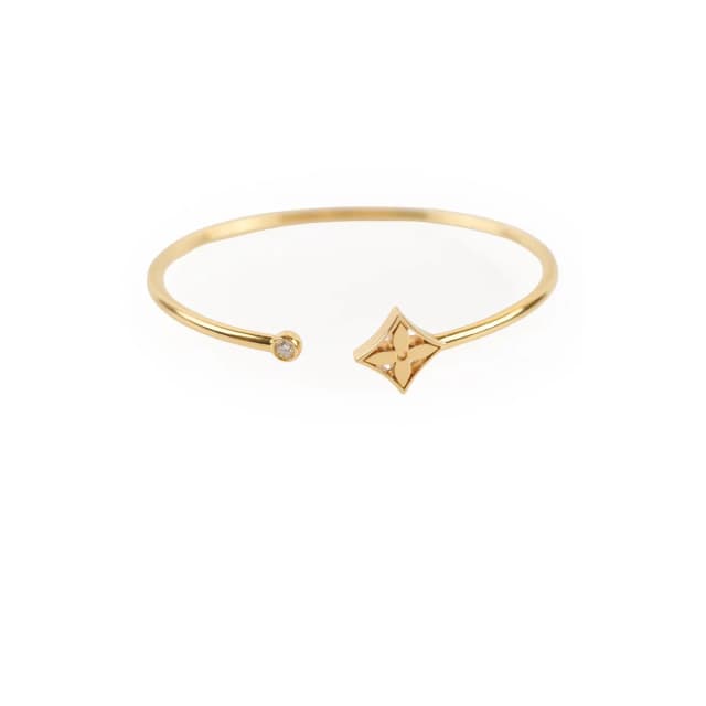 Louis Vuitton Idylle Blossom Twist Bracelet Size S 18k Gold Diamond in Gold from The Purse Affair, photo 1 of 1
