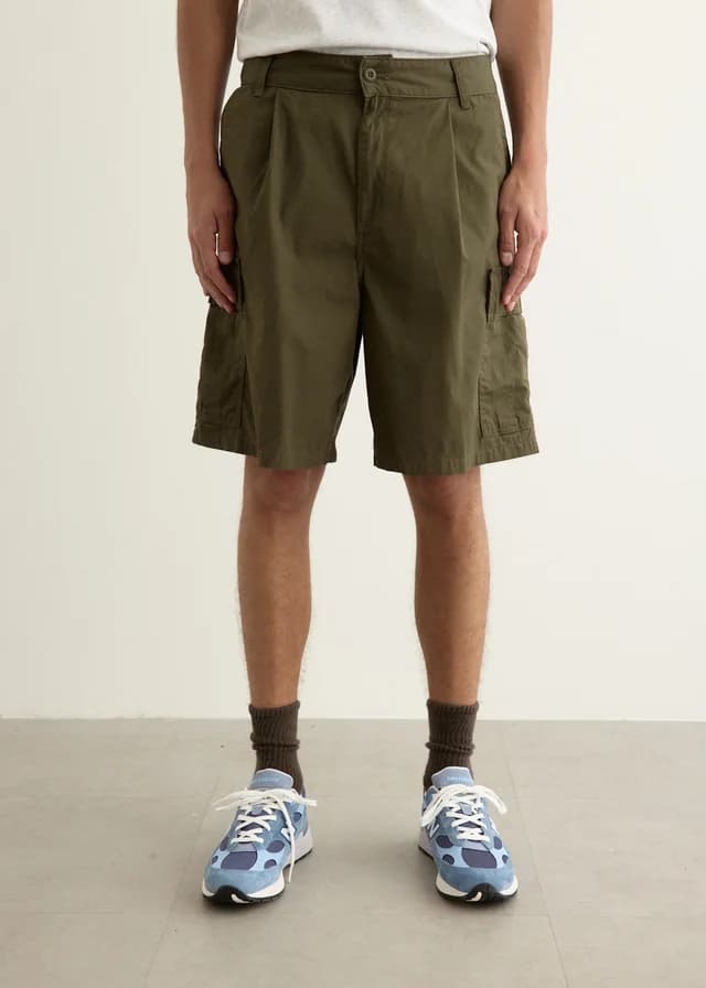 Carhartt WIP Cole Cargo Shorts in Turtle, image 1 of 1 from Incu