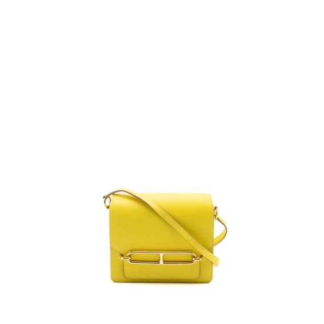 Hermès mini roulis evercolor lime GHW stamp Y in Leather from EMIER, photo 1 of 1