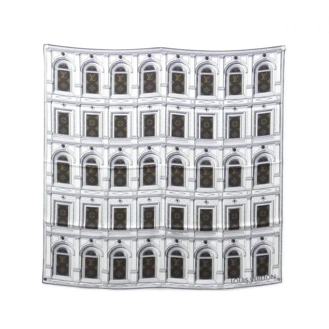 Louis Vuitton Monogram Carre Architectura 90 Scarf in Silk from The Reluxe, photo 1 of 1