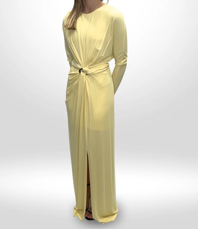 SIMKHAI Long Dress in Yellow from Revivre Luxury Consignment, photo 1 of 1