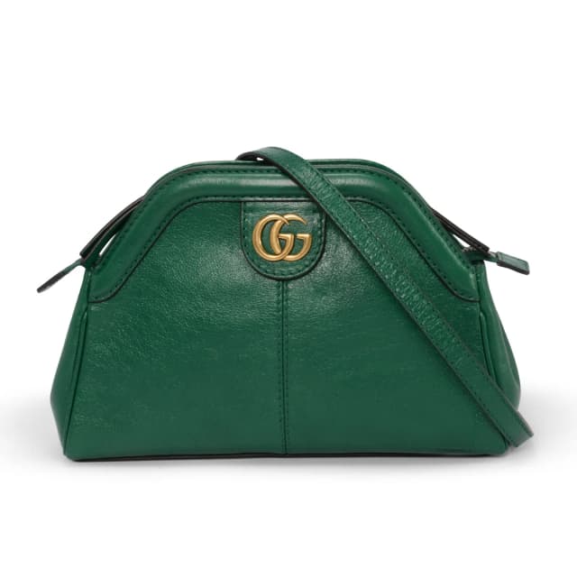 Gucci Calfskin Re(Belle) Small Shoulder Bag in Emerald Green Calfskin from Blue Spinach, photo 1 of 1