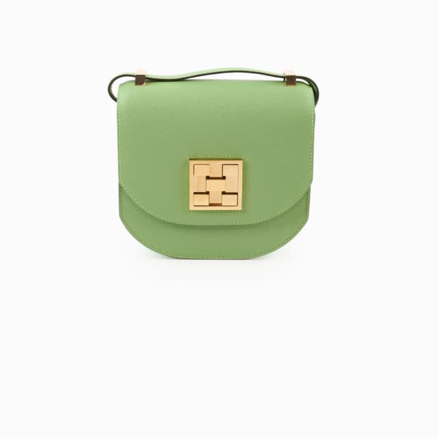 Hermès Mosaïque Au 24-17 Epsom Vert Criquet - Y Stamp in Green Epsom leather from The Purse Affair, photo 1 of 1