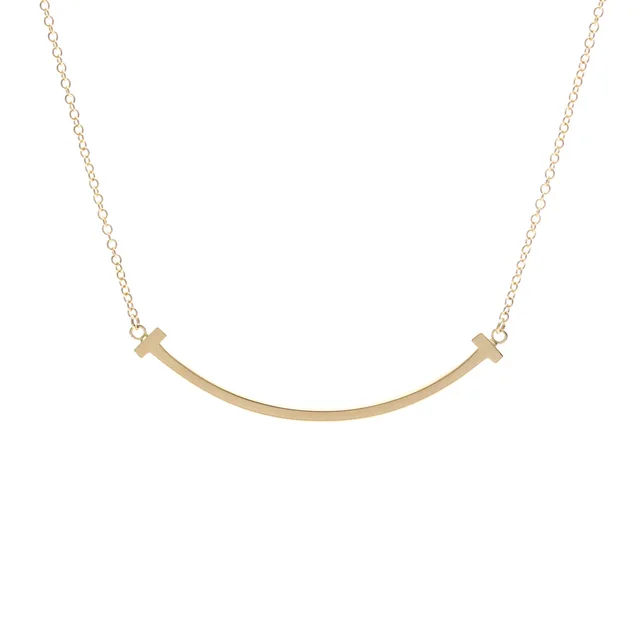 Tiffany & Co. T Smile Small Size Necklace 18K Pink Gold Polished in Pink gold Pink gold (18K) from Elady, photo 1 of 1