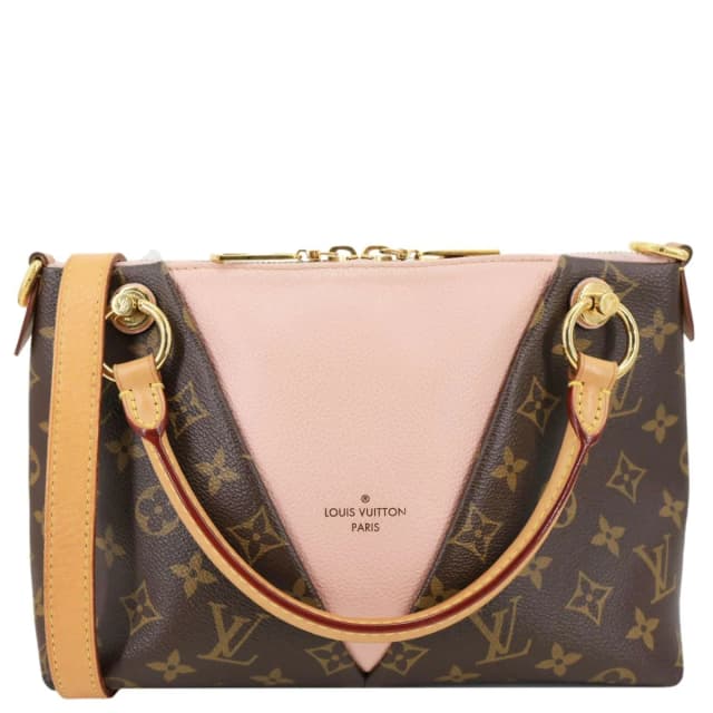 Louis Vuitton V BB Monogram Canvas Satchel Bag Pink in Pink Coated canvas from Dallas Designer Handbags, photo 1 of 1