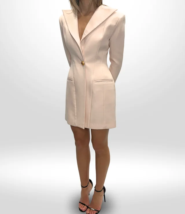 Balmain Blazer Dress Sz 36 in Pink from Revivre Luxury Consignment, photo 1 of 1