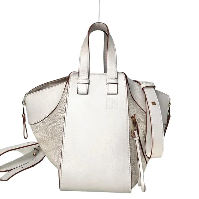 Loewe Hammock Small 2-Way Handbag Jacquard in Leather from The Reluxe, photo 1 of 1