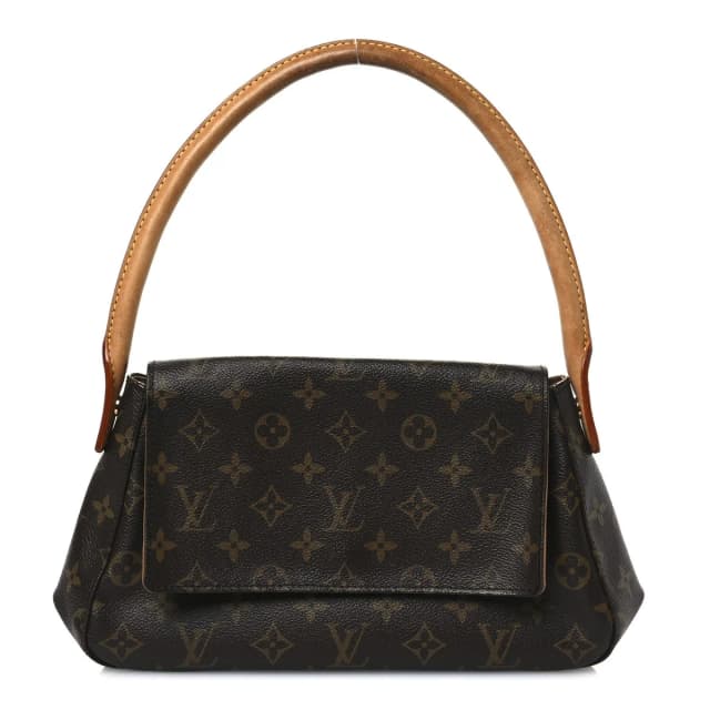 Louis Vuitton Mini Looping Monogram Coated Canvas Bag - Brown in Brown Coated canvas from H&T, photo 1 of 1