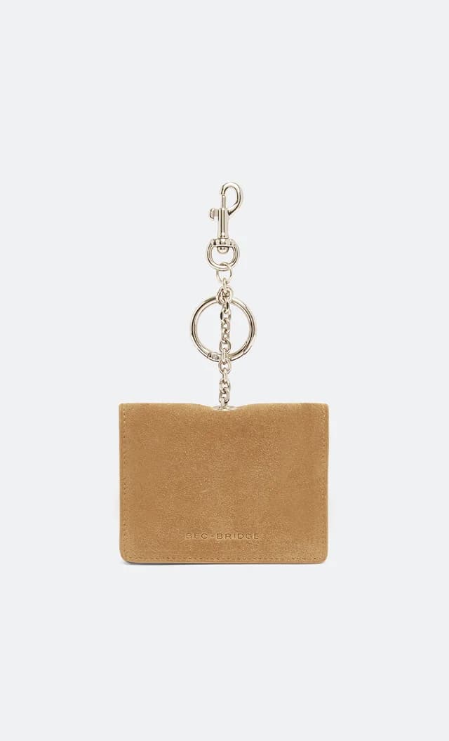 Bec&Bridge RHEA CARD HOLDER - OLIVE OIL SUEDE, image 1 of 1 from BEC + BRIDGE