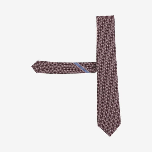 Ferragamo Silk Dotted Necktie — Purple Neckties in Purple Silk from HEWI, photo 1 of 1