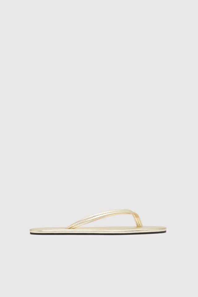 St Agni Thong Detail Slide - Soft Gold, image 1 of 1 from St. Agni