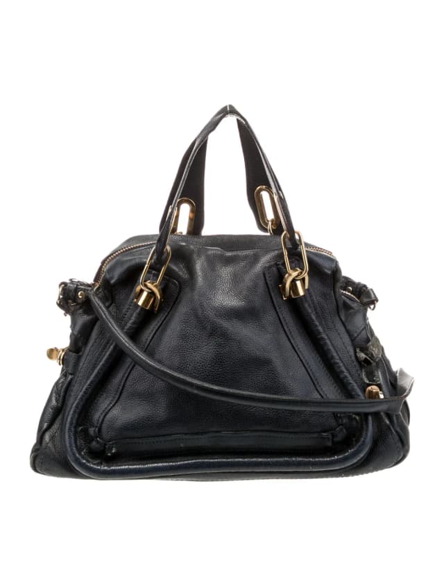 Chloé Top Handle Other bag in Blue Canvas from The RealReal, photo 1 of 1