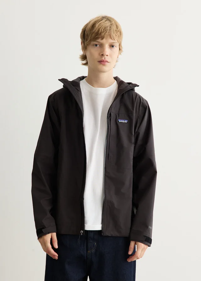 Patagonia Boulder Fork Rain Jacket in Black, image 1 of 1 from Incu