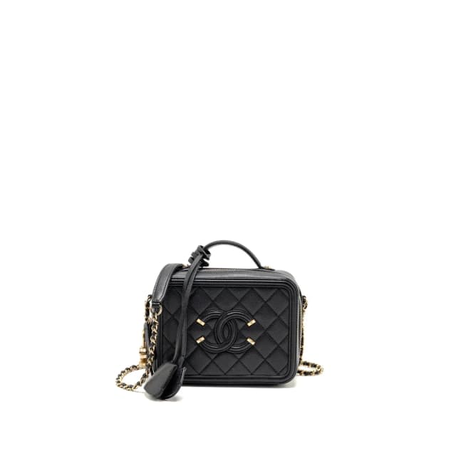 Chanel Small Filigree Vanity Camera Bag Caviar Black GHW in Black Caviar leather from EMIER, photo 1 of 1