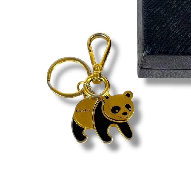 Prada Panda Motif Key Sling Bag Charm Holder from The Reluxe, photo 1 of 1