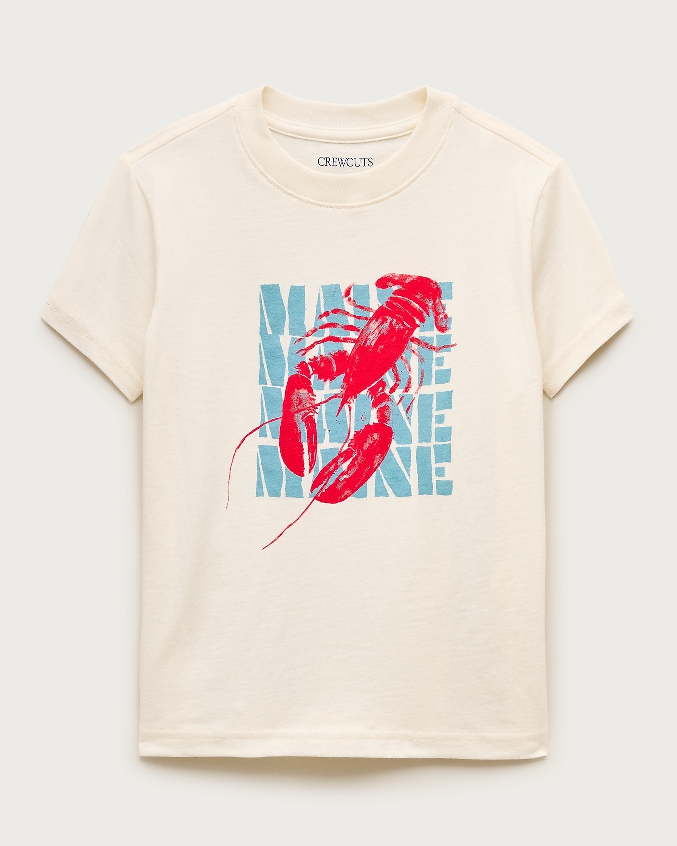 J.Crew Kids' short-sleeve "Maine Lobster" graphic T-shirt in MAINE MULTI GP, image 1 of 1 from J.Crew (US)