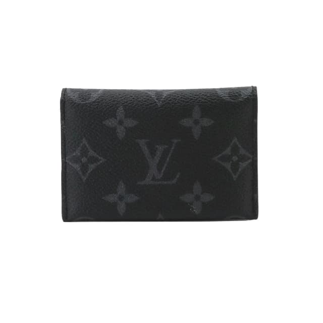 Louis Vuitton Monogram Eclipse Card Case Slim Black Bamboo Green in Black Canvas from The Reluxe, photo 1 of 1