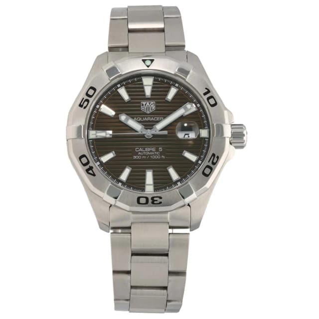 TAG Heuer Aquaracer WAY2018 43mm Stainless Steel Watch from H&T, photo 1 of 1