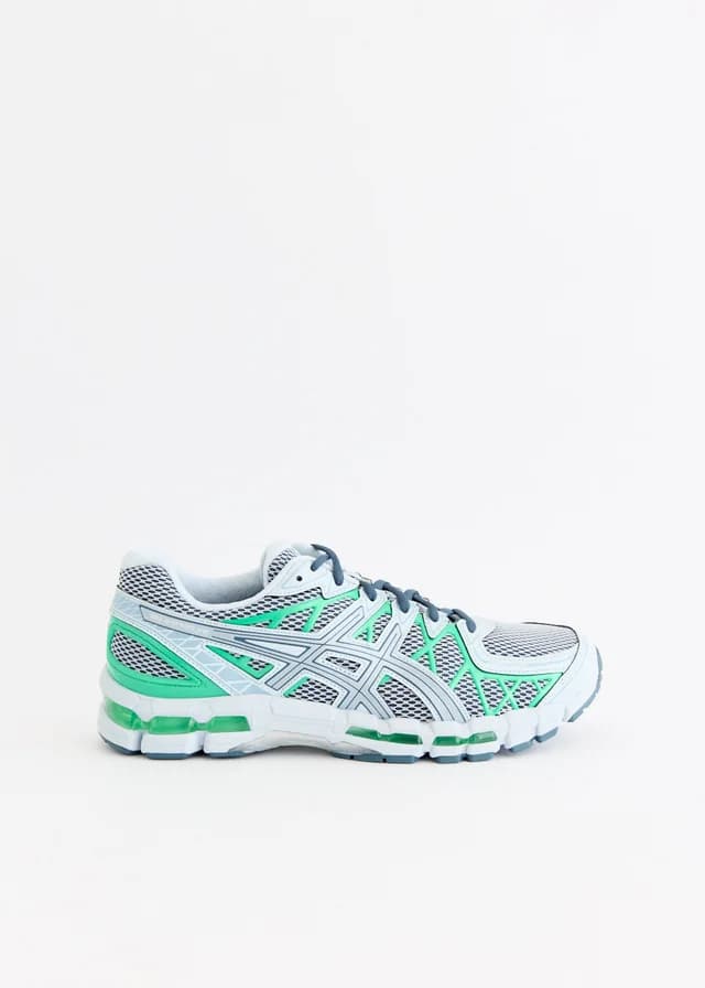 Asics Gel-Kayano 20 'Storm Cloud Cilantro' Sneakers in STORM CLOUD/CILANTRO, image 1 of 1 from Incu