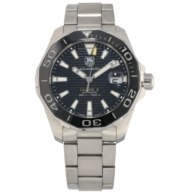 TAG Heuer Aquaracer WAY211A 41mm Stainless Steel Watch from H&T, photo 1 of 1