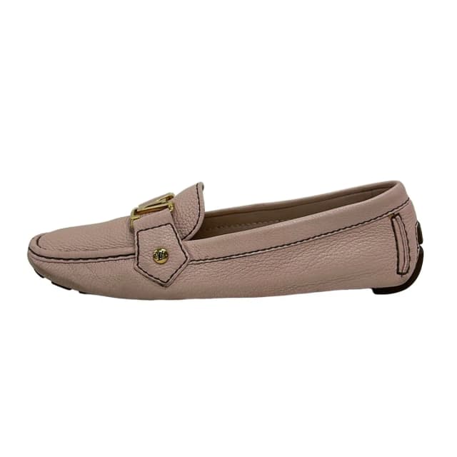 Louis Vuitton Driving Shoes Pink Leather in Pink Leather from The Reluxe, photo 1 of 1