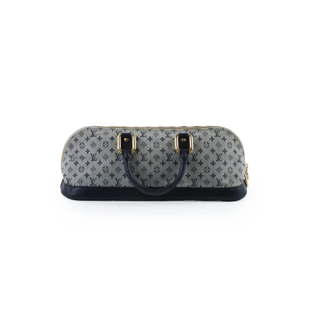 Louis Vuitton Mini Lin Monogram Horizontal Alma Navy in Navy Canvas from The Purse Affair, photo 1 of 1
