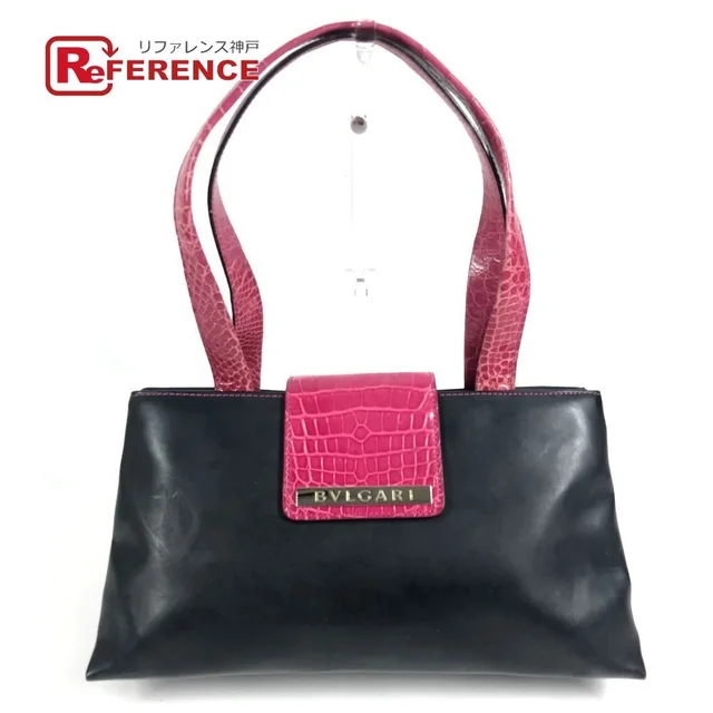 Bvlgari Shoulder Bag Logo Ruba Black in Black Leather from The Reluxe, photo 1 of 1