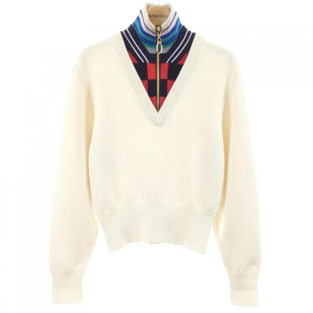 Louis Vuitton Knit Top Red in Red Cashmere from The Reluxe, photo 1 of 1