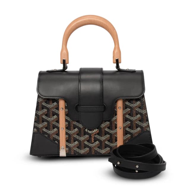 Goyard Goyardine Saigon Structure Mini Bag in Black from Blue Spinach, photo 1 of 1