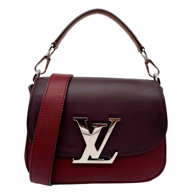 Louis Vuitton Vivienne Smooth Calfskin Leather Shoulder Bag Burgundy in Burgundy Calfskin from Dallas Designer Handbags, photo 1 of 1