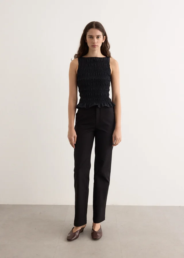 Peachy Den The Audrey Trousers in Onyx, image 1 of 1 from Incu