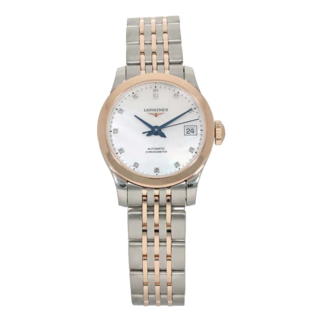 Longines Record L2.320.5 26mm Bi-Colour Watch from H&T, photo 1 of 1