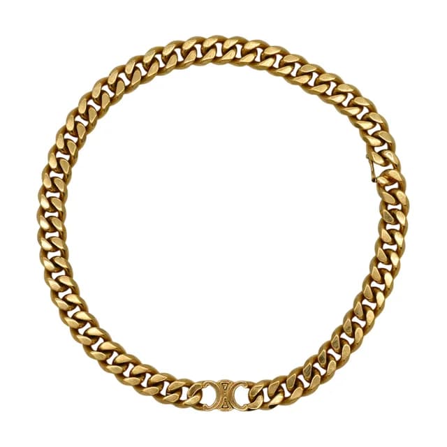 Celine Triomphe Gourmette Necklace from Clotheshorse Anonymous, photo 1 of 1