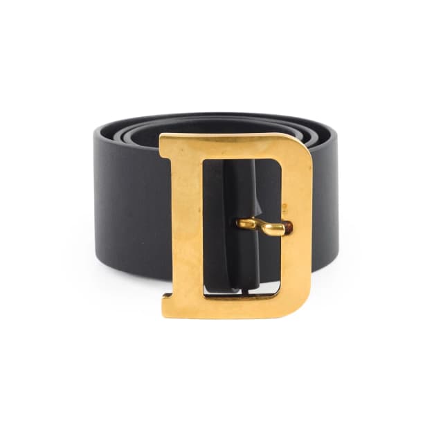 Dior Woman's Belt Size 75 Black in Black Leather from The Purse Affair, photo 1 of 1