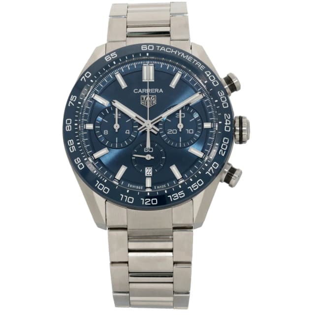 TAG Heuer Carrera CBN2A1A 44mm Stainless Steel Watch from H&T, photo 1 of 1