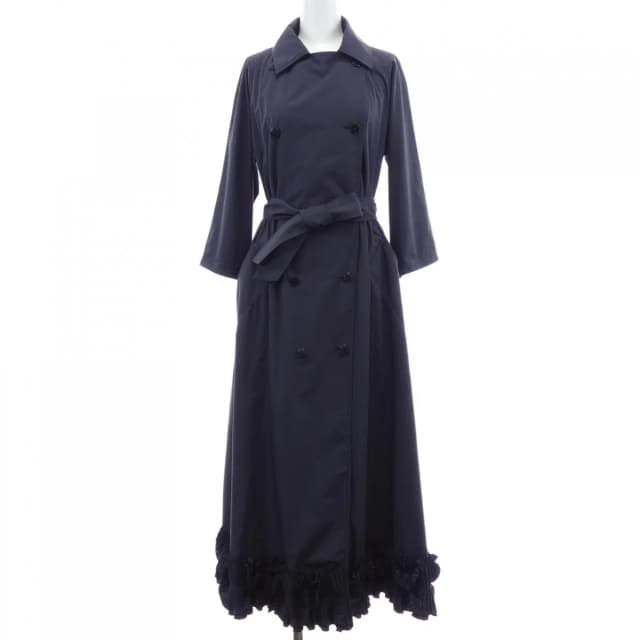 Max Mara Coat Navy in Navy from The Reluxe, photo 1 of 1