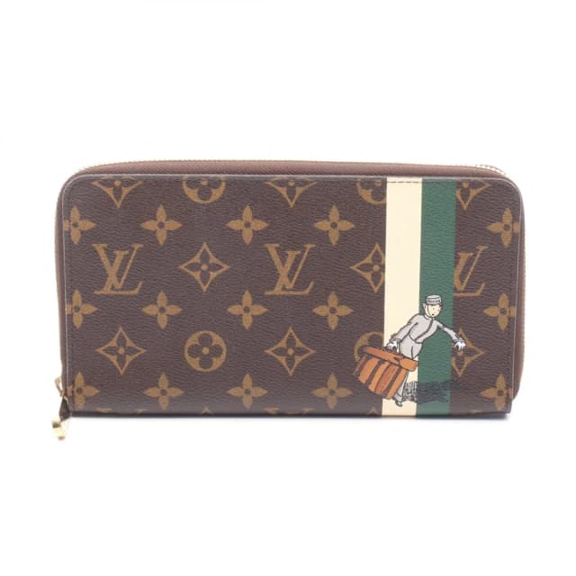 Louis Vuitton Round Wallet Zippy Organizer Vert Canvas in Green Canvas from The Reluxe, photo 1 of 1