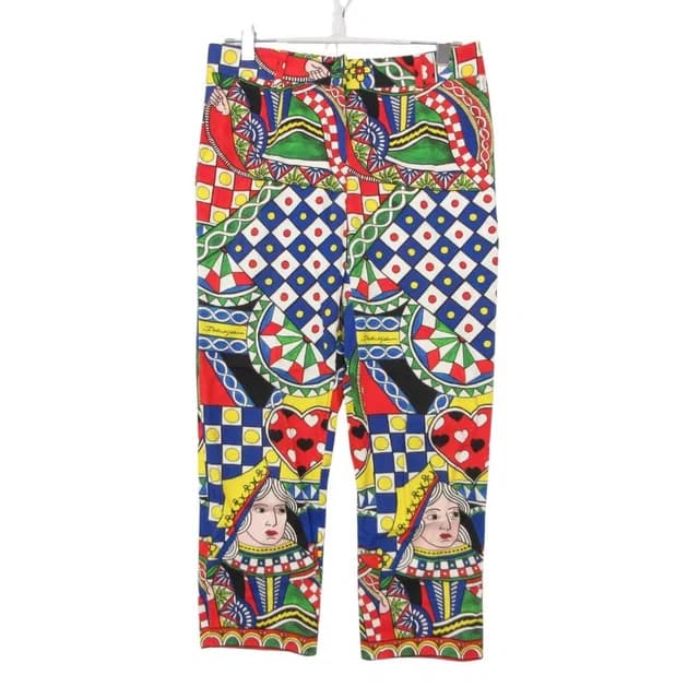 Dolce & Gabbana Pants All Over Pattern Multicolor in Multicolor from The Reluxe, photo 1 of 1