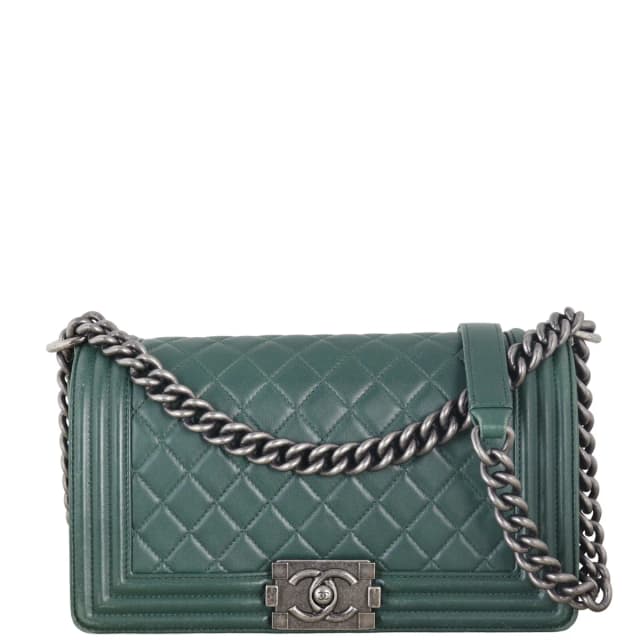 Chanel Boy Old Medium in Leather from Luxe.It.Fwd, photo 1 of 1