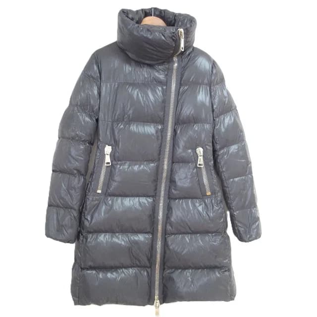 Moncler Joinville Long Down Coat 2 Gray in Grey from The Reluxe, photo 1 of 1