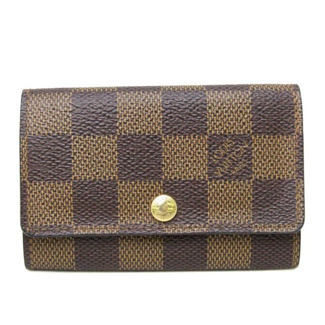Louis Vuitton Damier Multicles 6 N62630 Men,Women Damier Canvas Key Case Ebene in Brown Damier Canvas from Elady, photo 1 of 1