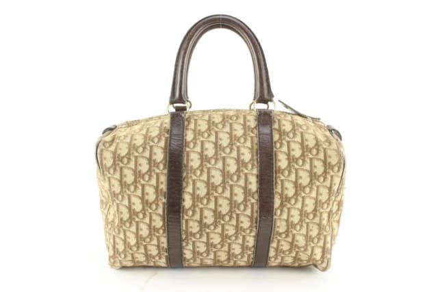 Dior Brown Monogram Trotter Boston Bag in Brown Canvas from Bagriculture, photo 1 of 1