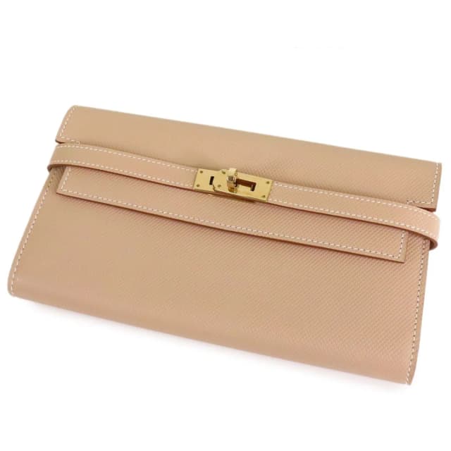 Hermès Kelly Wallet Argil Gold Grand in Gold from The Reluxe, photo 1 of 1