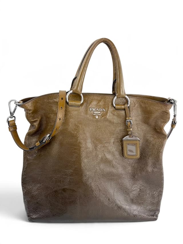 Prada Vernice Sfumata Ombré Leather Tote in Leather from Season 2 Consign, photo 1 of 1