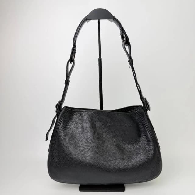 Bottega Veneta Shoulder Bag Leather Black Vintage in Black Leather from The Reluxe, photo 1 of 1