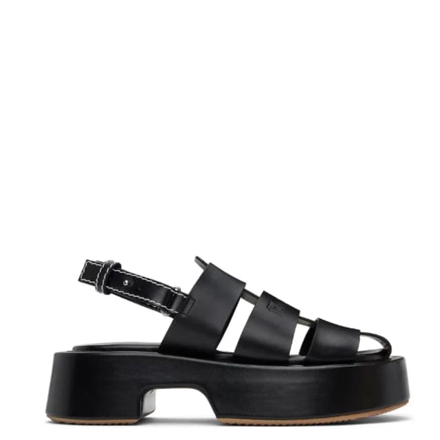 JW Anderson Platform Fisherman Sandals, Black, image 1 of 1 from Cultstatus