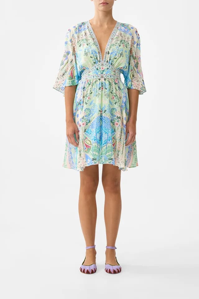 Camilla eBoutique SHORT WAISTED DRESS MIDSUMMER MOSAICS, image 1 of 1 from CAMILLA