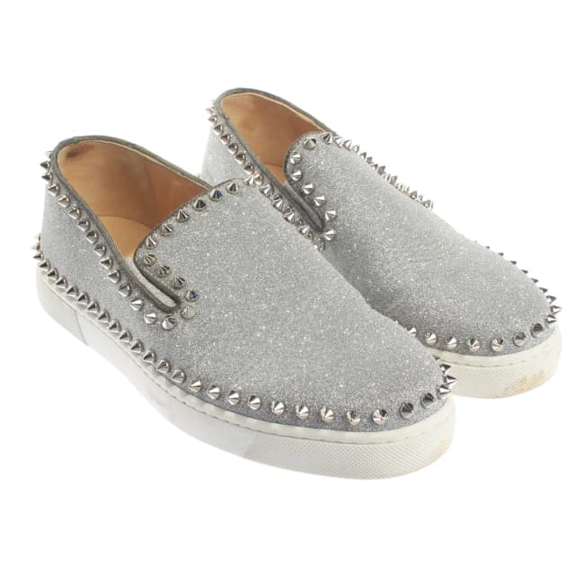 Christian Louboutin Sneaker EUR 38,5 Silber in Metallic from Buddy And Selly, photo 1 of 1